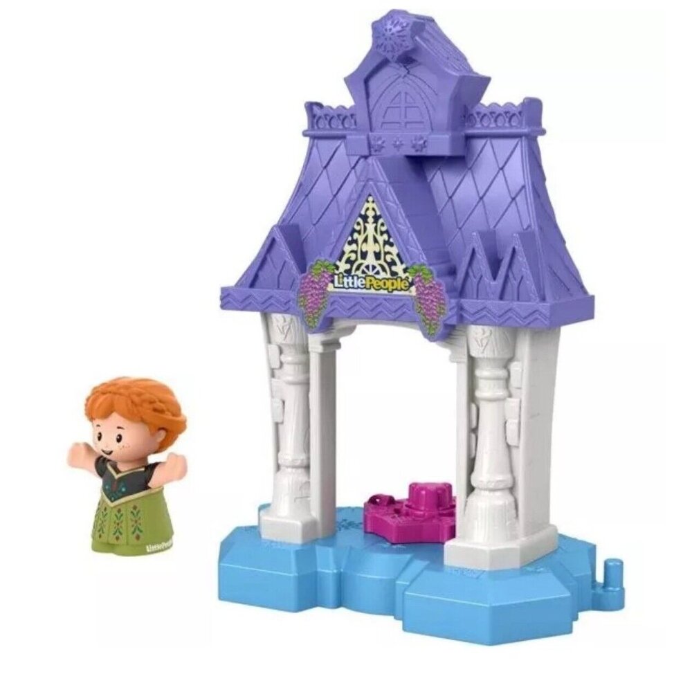 Fisher Price Little People Disney Frozen Anna in Arendelle Portable Playset - Picture 11 of 14